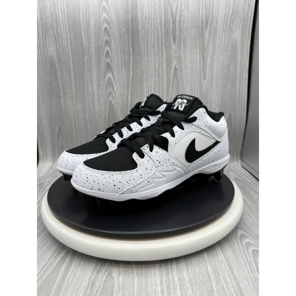 Jordan Stadium 90 Low TD Mens Size 7.5 White Speckle Football Cleats HQ0210-100